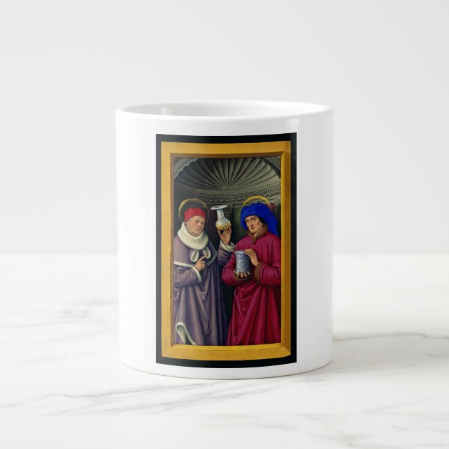 Grande Tasse Saints Cosmas et Damian par Jean Bourdichon (Devant)