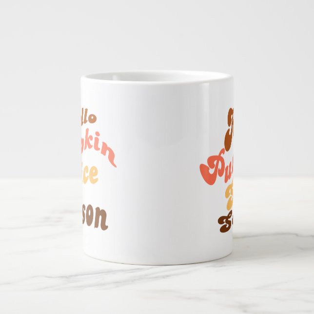 Grande Tasse Saison d'épices Citrouille Hello (Devant)
