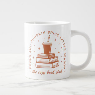 Grande Tasse Saison d'épices des livres et des Citrouilles
