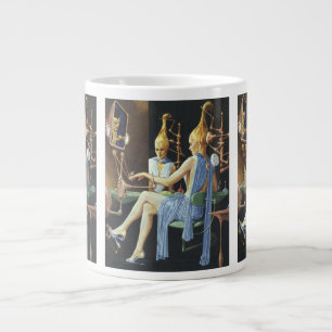 Grande Tasse Salon de beauté de science-fiction vintage Spa Man