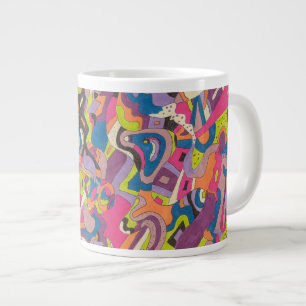 Grande Tasse "Samba" Art Abstrait