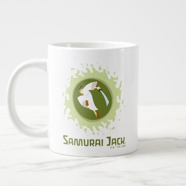 Grande Tasse Samurai Jack Leaping Graphic (Gauche)