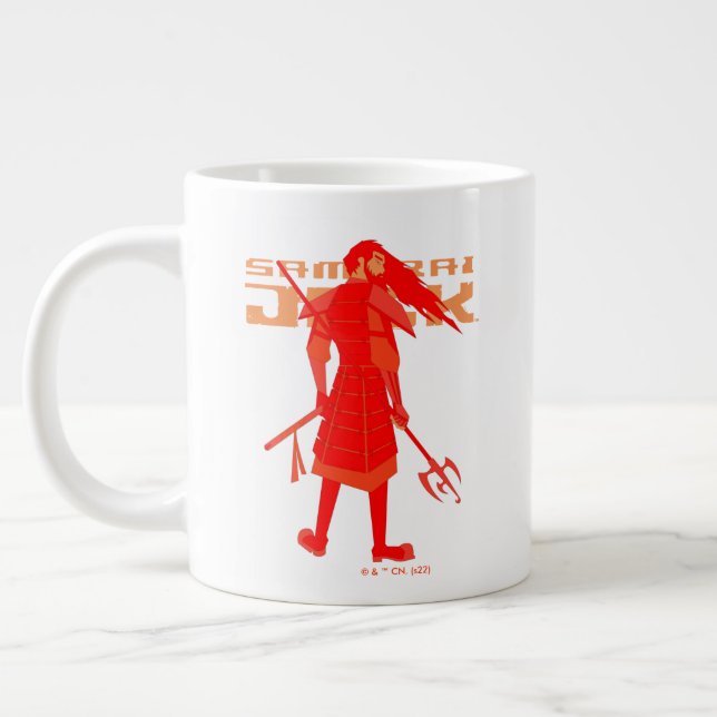 Grande Tasse Samurai Jack Red Warrior Graphic (Gauche)