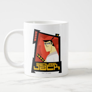 Grande Tasse Samurai Jack Smiling Futuristic Frame Graphic