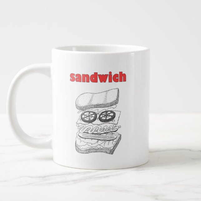 Grande Tasse Sandwich (Gauche)