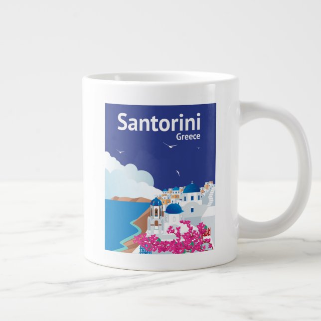 Grande Tasse Santorin Grèce (Droite)
