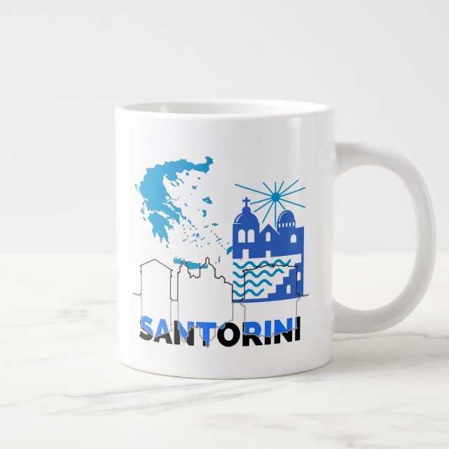 Grande Tasse Santorin Grèce.b (Droite)