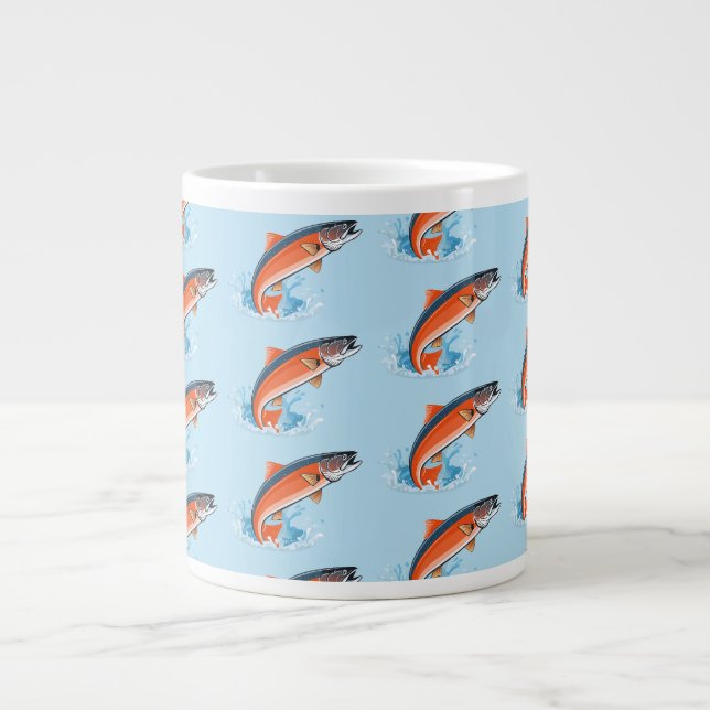 Grande Tasse Saumon (Devant)