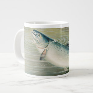 Grande Tasse Saumon de Californie par S.A. Kilbourne, Poisson V