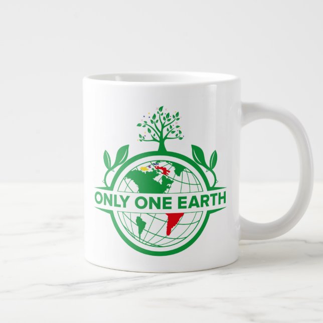 Grande Tasse Sauver la terre Sauver la vie (Droite)