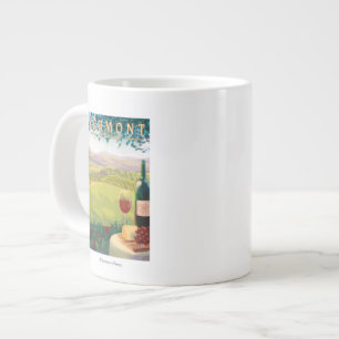 Grande Tasse Scène de pays de VermontWine