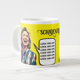 Grande Tasse Schadenfreude Hillary dit verrouiller Trump
