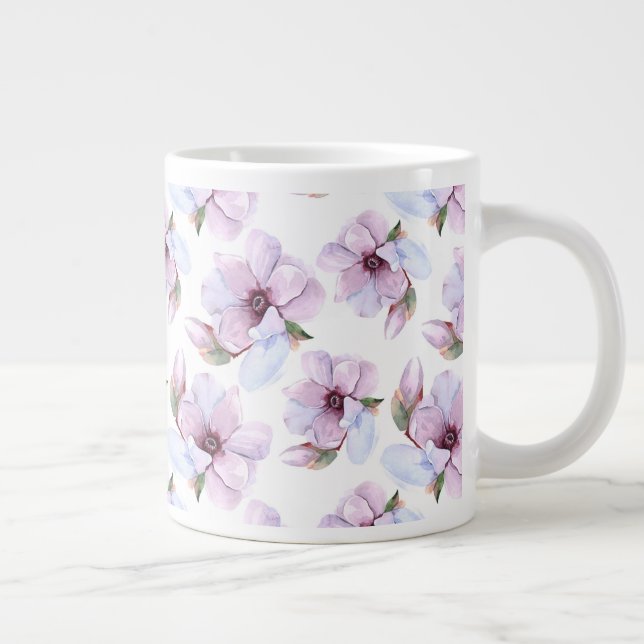 Grande Tasse Schéma floral romantique (Droite)