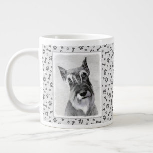 Grande Tasse Schnauzer (Giant) Peinture - Chien Art