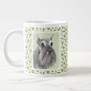 Grande Tasse Schnauzer (Giant, Standard) Peinture - Chien Art