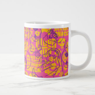 Grande Tasse Scooby-Doo | Funky Flower Motif