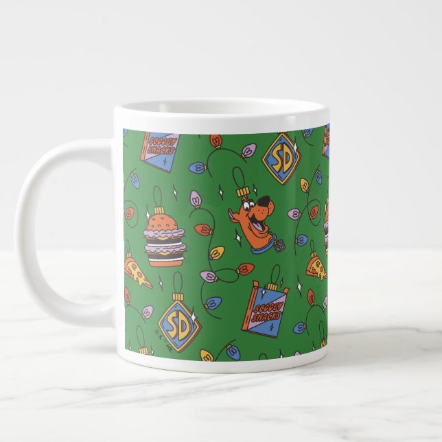Grande Tasse Scooby-Doo Holiday Snack Lights Pattern (Gauche)