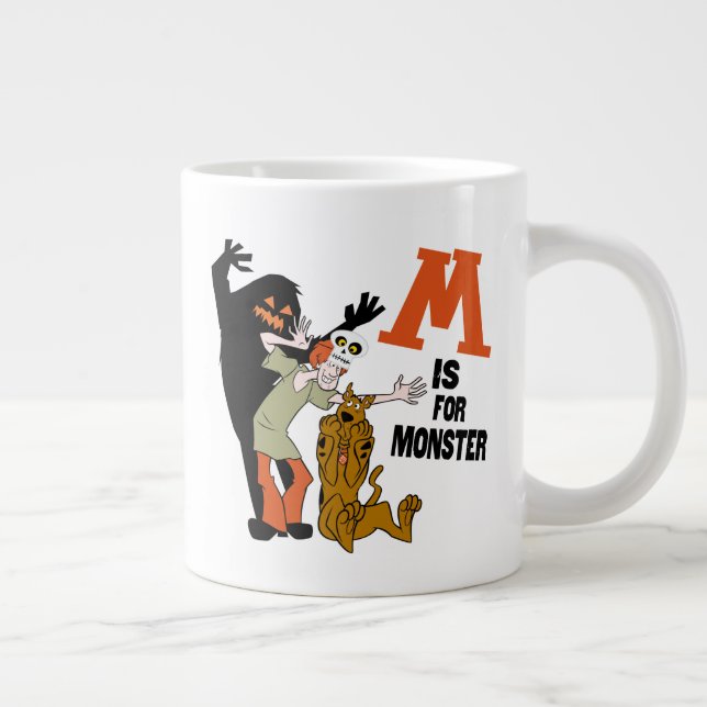 Grande Tasse Scooby-Doo | M est pour Monster (Droite)