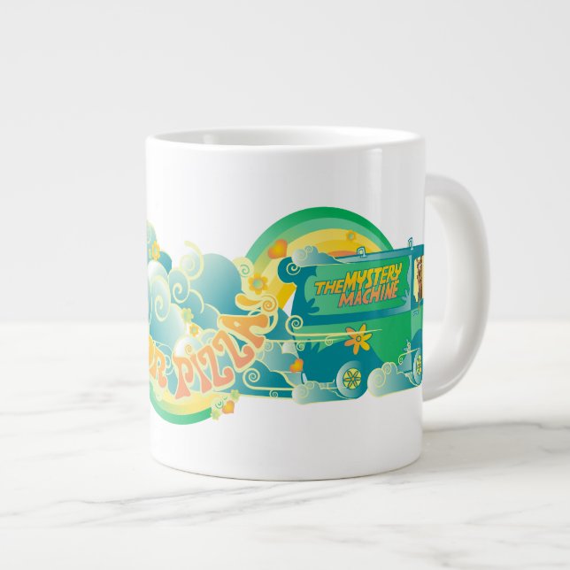 Grande Tasse Scooby-Doo | Machine Mystère "Je freine pour la pi (Devant droit)