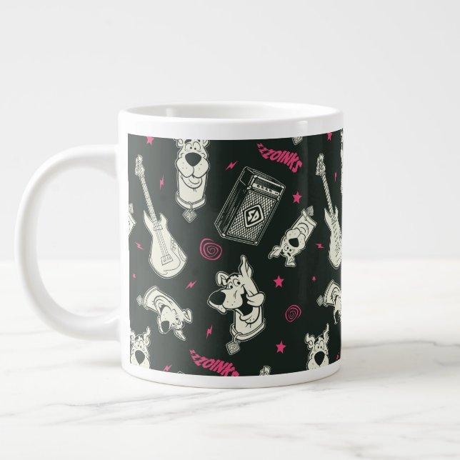 Grande Tasse Scooby Doo Punk Guitare et Motif Amp (Gauche)