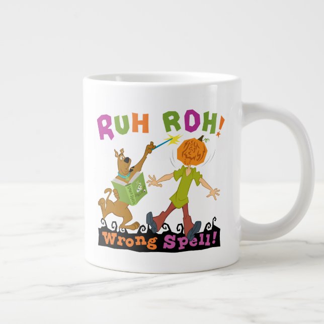 Grande Tasse Scooby-Doo | Ruh Roh ! Mauvais sort ! (Droite)