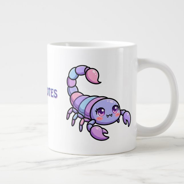 Grande Tasse Scorpion Zodiaque Chibi Mignon (Droite)