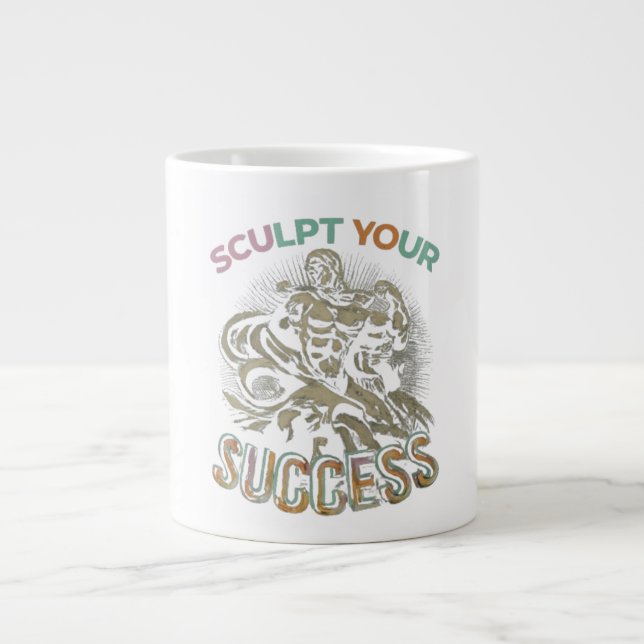 Grande Tasse Sculter votre succès (Devant)