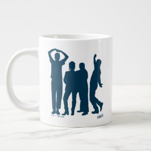 Grande Tasse Seinfeld   Graphique de silhouette de groupe