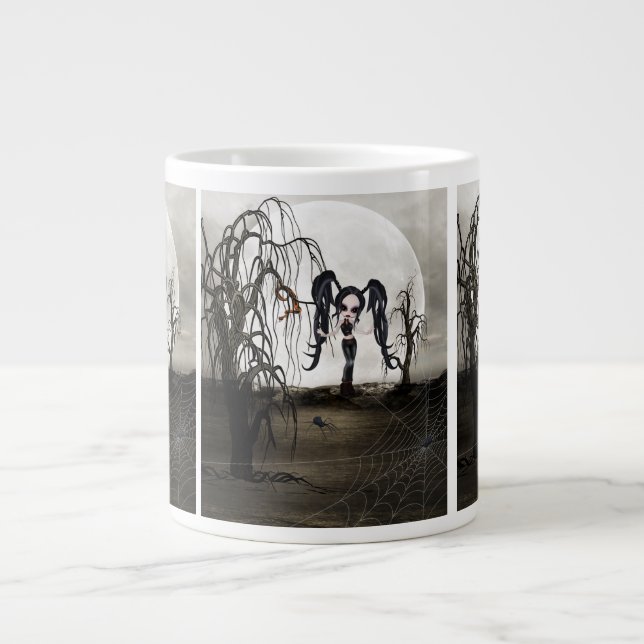 Grande Tasse Sepia Goth Girl (Devant)