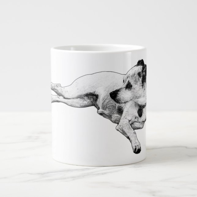 Grande Tasse Serene Terrier Moment (Devant)