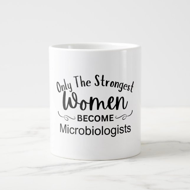 Grande Tasse Seules les femmes les plus fortes deviennent micro (Devant)