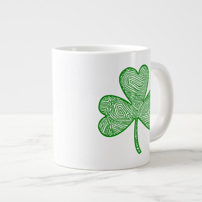 Grande Tasse Shamrock (Devant droit)
