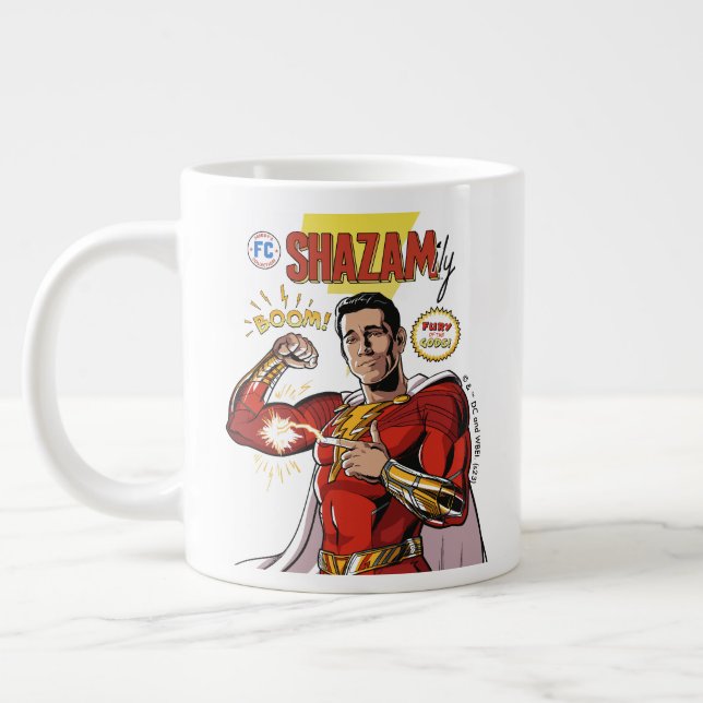 Grande Tasse SHAZAM ! Furie des dieux | Housse de bande dessiné (Gauche)