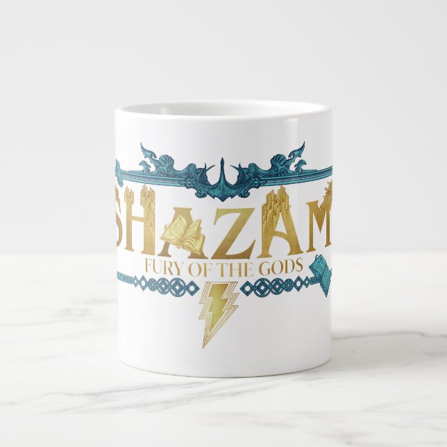 Grande Tasse SHAZAM ! Furie des dieux | Logo mythique (Devant)