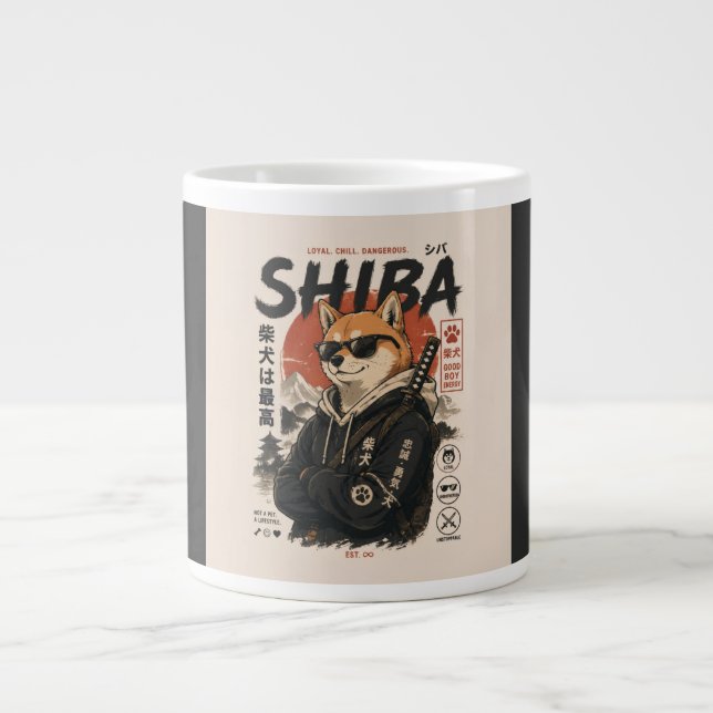 GRANDE TASSE SHIBA LE PROTECTEUR (Devant)