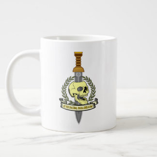 Grande Tasse Si Vis Pacem, Para Bellum.. Skull