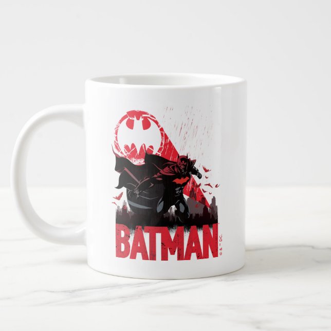 Grande Tasse Signal Batman Crimson Bat (Gauche)
