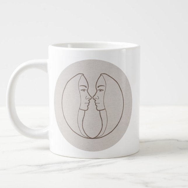 Grande Tasse Signe astrologique Gémeaux (Gauche)