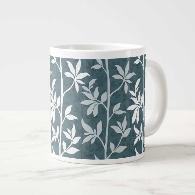 Grande Tasse Silhouette botanique moderne de brise de forêt pro (Devant droit)