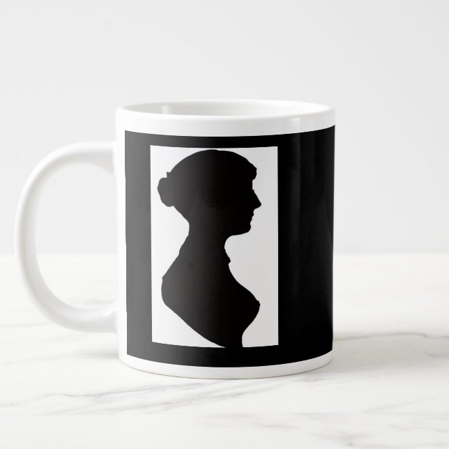 Grande Tasse Silhouette de Jane Austen (Gauche)