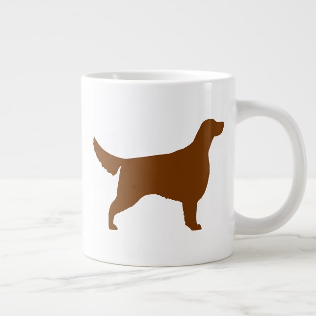 Grande Tasse Silhouettes de race de chien de Setter irlandais (Droite)
