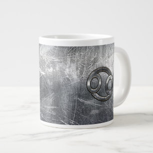 Grande Tasse Silver Grey Cancer Zodiac Se connecter Style désor