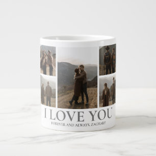 Grande Tasse Simple Elegant Love valentine's day couple 5 photo