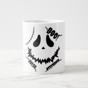 Grande Tasse Simple Happy Halloween Boo famille et amis Nom