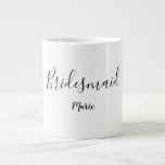 Grande Tasse SIMPLE MINIMAL ajouter votre nom bridesmaid Co per<br><div class="desc">conception</div>