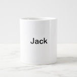 Grande Tasse SIMPLE MINIMAL ajouter votre nom toiletteur person<br><div class="desc">design</div>