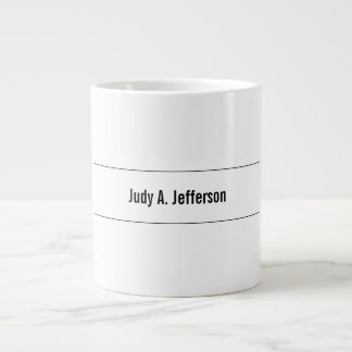 Grande Tasse Simple minimaliste classique simple