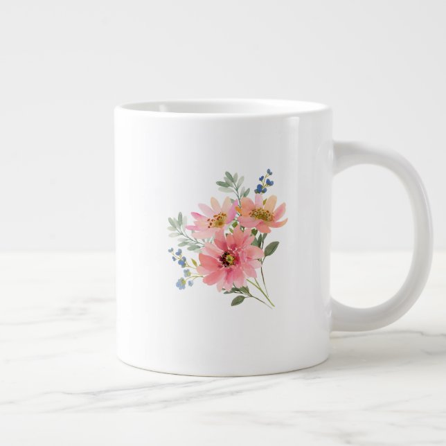 Grande Tasse Simple Minimaliste Quotidien (Droite)