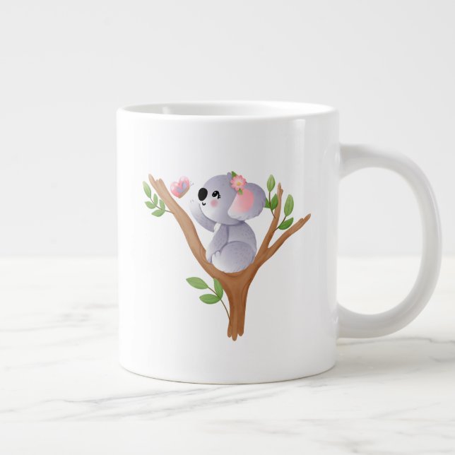 Grande Tasse Simple Minimaliste Quotidien (Droite)