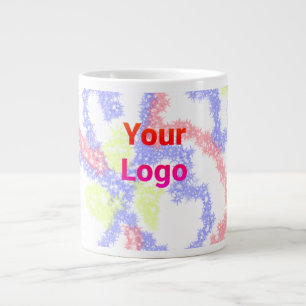 Grande Tasse simple minimum ajouter votre texte monogramme phot